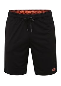 Superdry, Herren Sport-Hose 'ACTIVE RELAXED SHORT', Schwarz