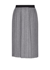 s.Oliver RED LABEL, Damen Plissierter Jerseyrock, Grau