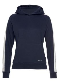 Gant, Damen Sweatshirt, Nachtblau / Weiß