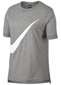 Nike, Damen T-Shirt 'W NSW TOP', Grau / Weiß