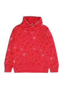 REVIEW KIDS REVIEW FOR KIDS, M&auml;dchen Sweatshirt, Hellgrau / Hellrot