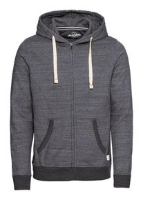 Jack & Jones JACK & JONES, Herren Sweatjacke 'JJESPACE MELANGE', Dunkelgrau