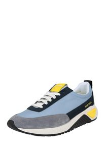 Diesel, Herren Sneaker '"SKB" S-KB LOW LACE', Hellblau / Grau / Wei&szlig;
