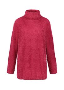 Ulla Popken, Damen Rollkragenpullover, Pink