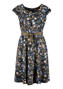 Taifun, Damen Slinkykleid mit Floral-Print, bunt