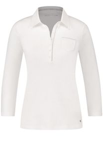 Gerry Weber, Damen Poloshirt, Wei&szlig;