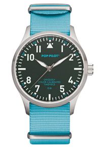 POP PILOT, Herren Uhr 'GIB', Türkis