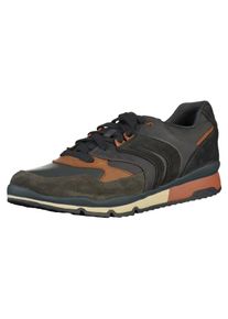 Geox, Herren Sneaker, Navy / Hellbraun / Oliv