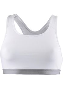 Unifit, Damen Sport-BH, Grau / Weiß