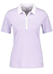 Gerry Weber, Damen Poloshirt, Helllila / Wei&szlig;