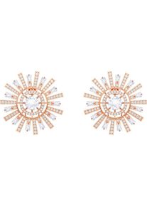 Swarovski, Damen Ohrclip 'Sunshine 5464833', Rosegold / Weiß