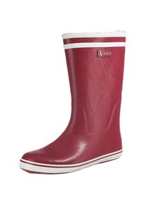 Aigle, Damen Gummistiefel 'MALOUINE FUR', Rot / Wei&szlig;
