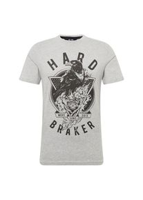 Only & Sons Only & Sons, Herren Shirt 'ELMO CAMP FITTED', Grau / Schwarz