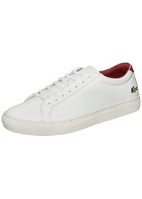 Lacoste, Herren 'L.12.12' Sneaker , Karminrot / Wei&szlig;
