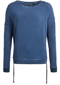 Khujo, Damen Longsleeve 'TADITA SOLID', Taubenblau