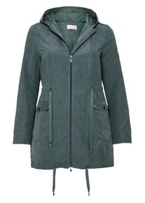 sheego Casual, Damen Parka, Petrol