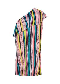 Glamorous, Damen Sommerkleid, Pink / Schwarz