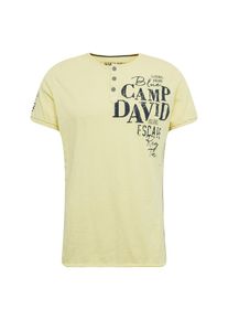 CAMP DAVID, Herren Shirts, Gelb / Schwarz