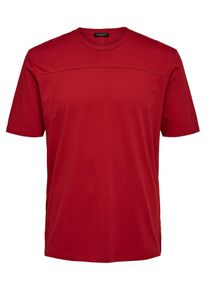 Selected Homme, Herren T-Shirt, Rot
