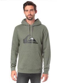Quiksilver, Herren Big Logo Kapuzenpullover, Gr&uuml;n