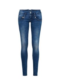 Herrlicher, Damen Jeans mit Kontrastnähten 'Pitch', Blue Denim