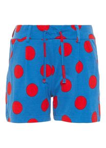 name it, M&auml;dchen Shorts, Blau / Hellrot