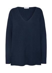 EDITED, Damen Pullover 'Akira', Blau / Navy / Nachtblau