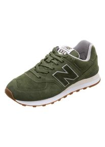 New Balance, Herren Sneaker 'ML574-EPB-D', Grasgr&uuml;n / Wei&szlig;