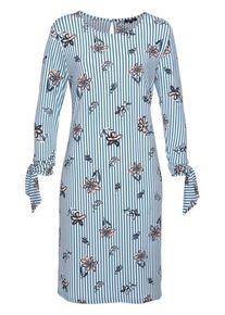 Vivance, Damen Kleid, Blau / Rosa / Weiß