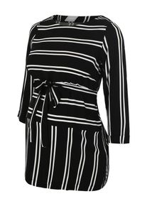 MAMALICIOUS, Damen Shirt 'MLEBONY', Schwarz / Weiß