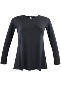 Trueprodigy, Damen Langarmshirt 'Edie', Schwarzmeliert