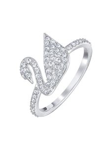 Swarovski, Damen ring 'Iconic Swan 5250744', Silber