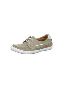 Tamaris, Damen Schn&uuml;rschuhe, Hellbeige / Silber