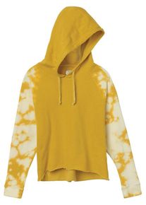 RVCA, Damen Kapuzenpullover 'Siren', Beige / Senf
