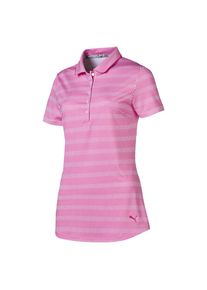 Puma, Damen Polo 'Forward Tees', Pink / Weiß