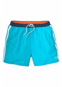 Bugatti, Herren Badeshorts, Hellblau / Dunkelblau