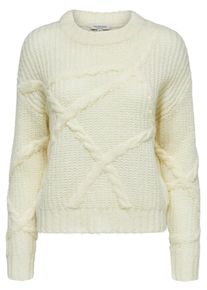 Selected Femme, Damen Pullover, Creme