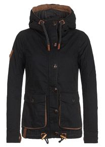 Naketano, Damen Jacket 'Strength of Streetknowledge', Braun / Schwarz