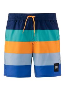 O`Neill O'NEILL, Herren Badeshorts 'Vert-Horizon', Nachtblau / Hellblau / Petrol / Hellorange