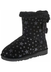 Dockers by Gerli, M&auml;dchen Winterstiefel, Silbergrau / Schwarz