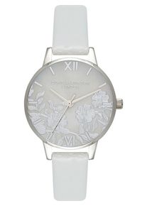 Olivia Burton, Damen Uhr 'Grey Mother Of Pearl OB16MV93', Hellgrau / Silber