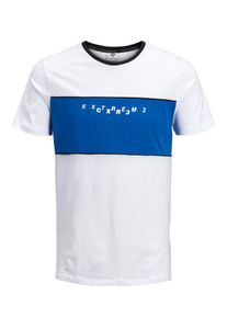 Jack & Jones JACK & JONES, Herren T-Shirt, Blau / Weiß