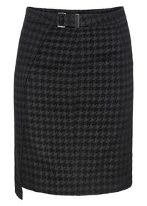 SheeGOTit, Damen Rock, Grau / Schwarz