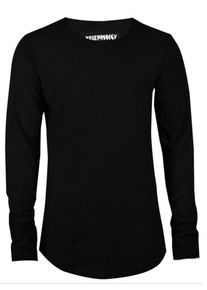 Trueprodigy, Herren Langarmshirt, Rot / Schwarz