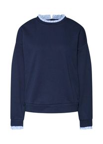 Tom Tailor Denim, Damen Sweatshirt, Navy / Hellblau