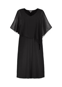 Ulla Popken, Damen Kleid 'Chiffon', Schwarz