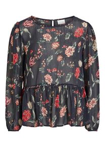 Vila, Damen Bluse, Navy / Mischfarben