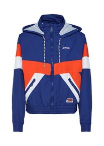 Schott NYC, Damen Jacke 'Catalina', Blau / Orange / Weiß