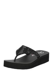 Skechers, Damen Zehentrenner 'Hooded Caviar Rhinestone', Schwarz