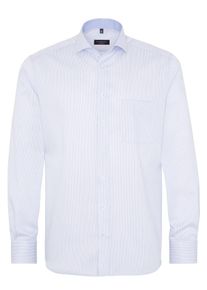 Eterna, Herren Hemd, Hellblau / Wei&szlig;